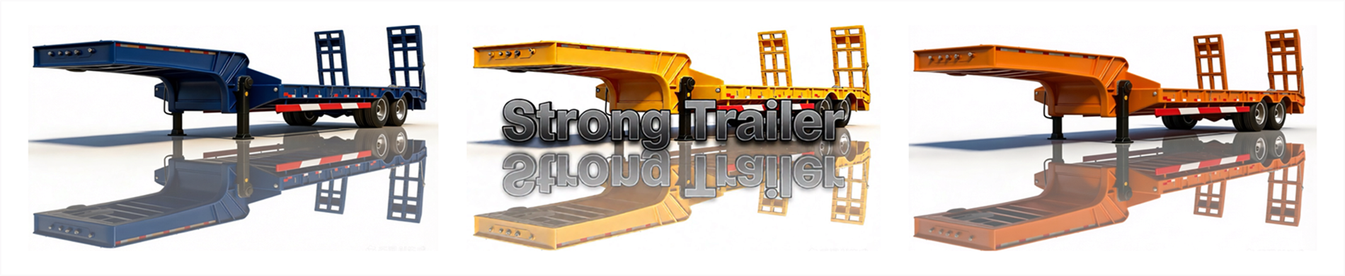 low bed semi trailer